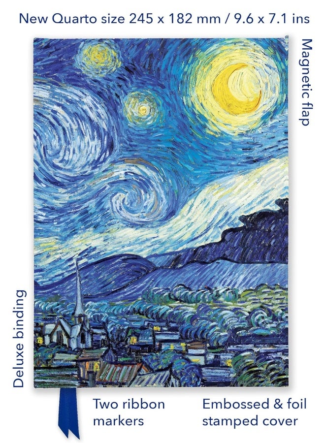 Vincent Van Gogh: The Starry Night (Foiled Quarto Journal) 