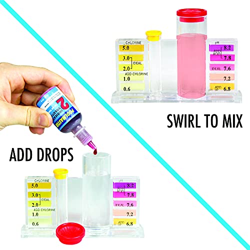 Poolmaster 22260 5-Way Swimming Pool or Spa Water Chemistry Test Kit with Case, Essential Collection - Image 4