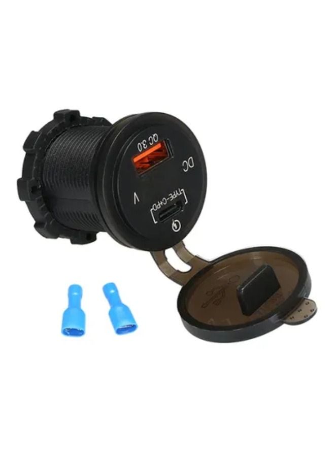 Generic Waterproof Dual Type C USB Charger 