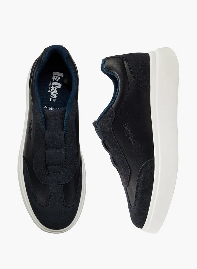 لي كوبر Men's Panelled Slip-On Loafers