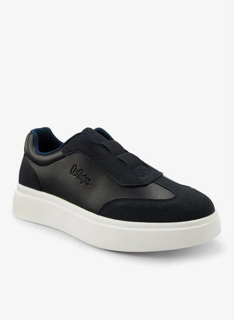 Lee Cooper NAVY Men's Panelled Slip-On Loafers for Men | Best Price UAE