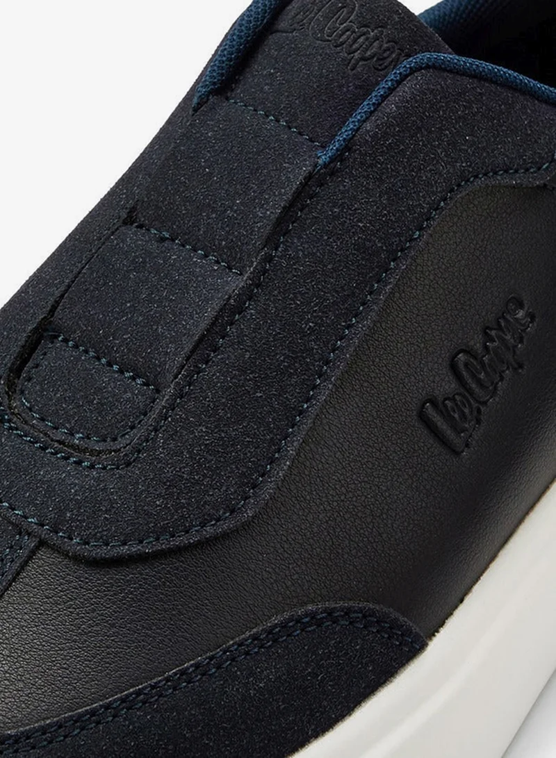 Lee Cooper NAVY Men's Panelled Slip-On Loafers for Men | Best Price UAE