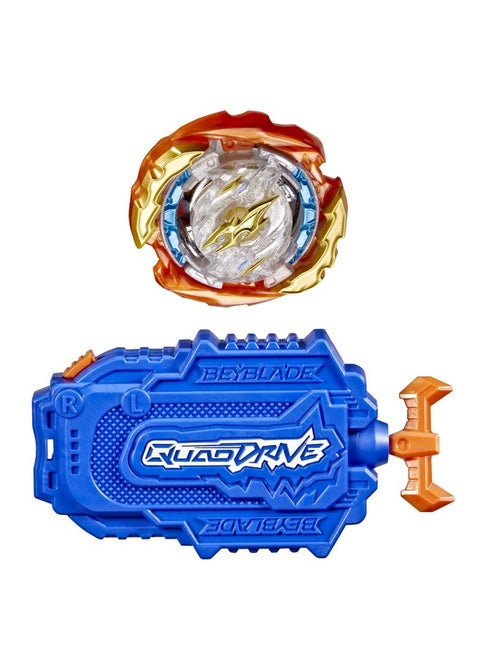 Beyblade Burst QuadDrive Cyclone Fury String Launcher Set - Battle Game Set with String Launcher and Right-Spin Battling Top Toy