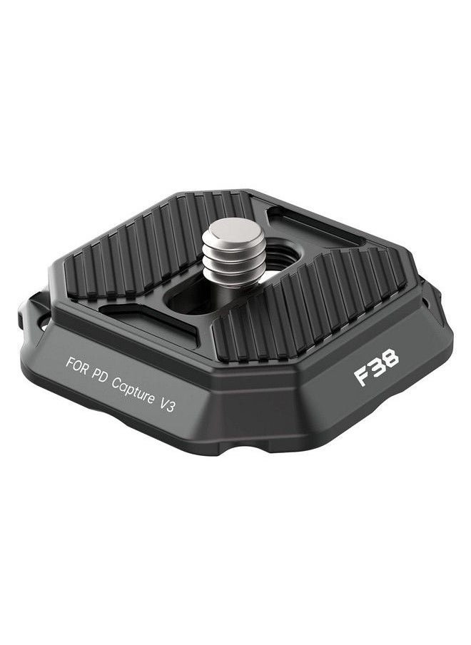 Ulanzi - Falcam F38 Camera Quick Release Plate Compatible With Pd Capture Camera Clip V3 38Mm Standard Mounting Adapter W 1 4" Screw Fits For Sony Canon Monopod Dslr Slider (Top Plate Only) - Image 1