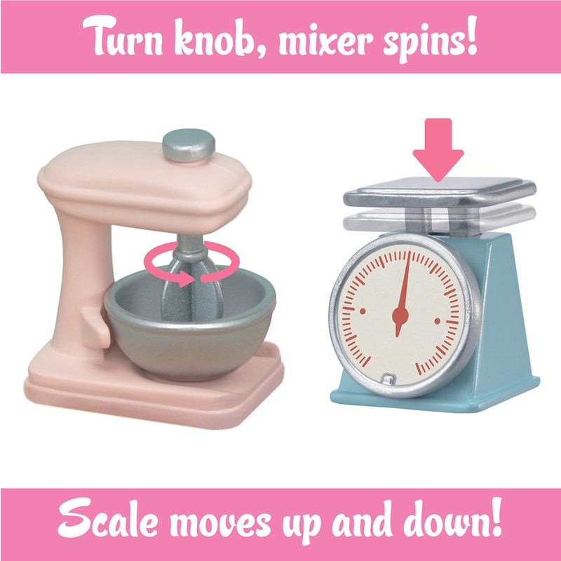 Calico Critters Kitchen Island - Toy Dollhouse Furniture and Accesories Set - Enhance Your Dollhouse with a Functional and Interactive Cooking Center - Image 5