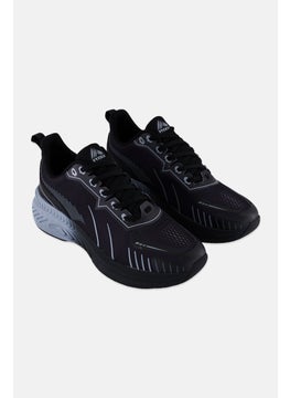 RBX Men Lace Up Running Shoes, Black  - Image 1