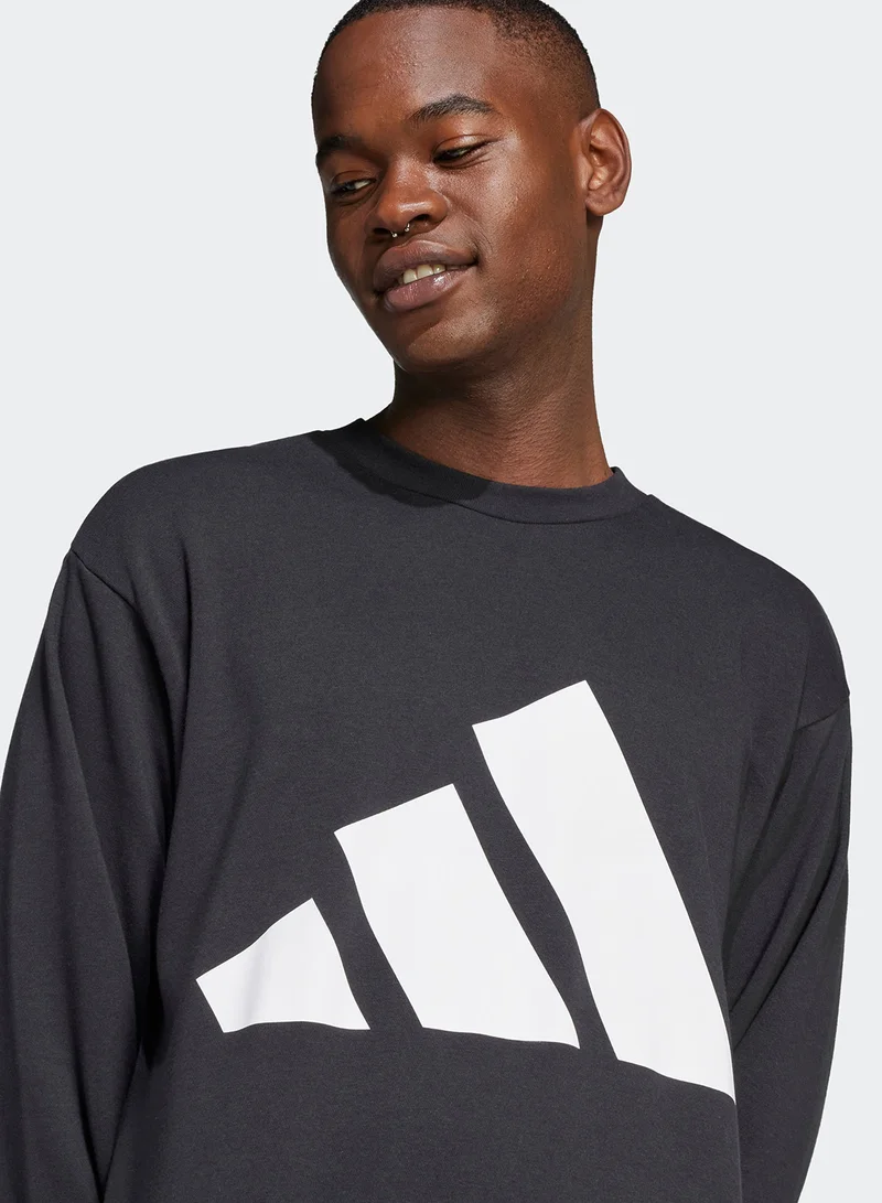 Adidas Essentials Big Logo French Terry Sweatshirt