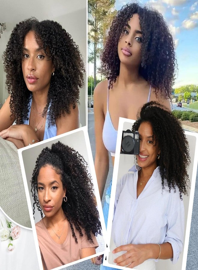 يو آر بيوتي وصلات شعر مجعدة بمشابك، من Urbeauty، لون وردي مانجو، 6 قطع، مصنوعة من حرير بروتين نقي 100%، وصلات شعر مجعدة بمشابك للنساء ذوات البشرة السمراء، ناعمة، طبيعية، متينة، خفيفة الوزن، تدوم طويلاً - Image 5