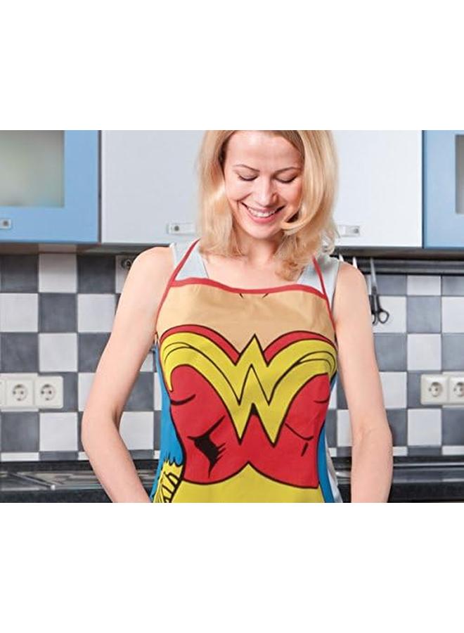 Spoontiques Cotton Apron 100 Percent Cotton Cooking Apron With Tie Back And Pocket One Size Fits Most Machine Washable - Image 2