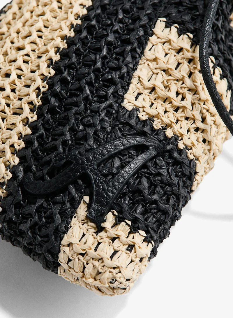 H&M Straw crossbody bag