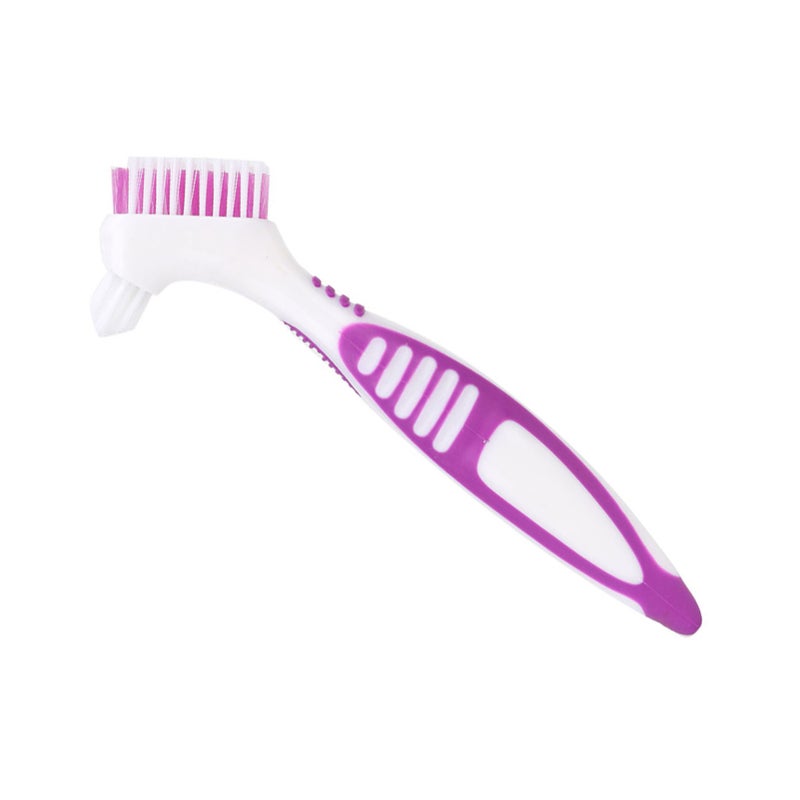 2pcs Denture Cleaning Brush Oral Care Double Sided Toothbrush Removes Plaque - Image 5