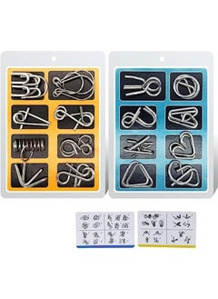 Metal Wire Puzzle Set,, Brain Test, Iron Links Unlock Interlocking