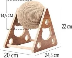 Tineke Wooden String Cat Toy Ball Cat Scratch