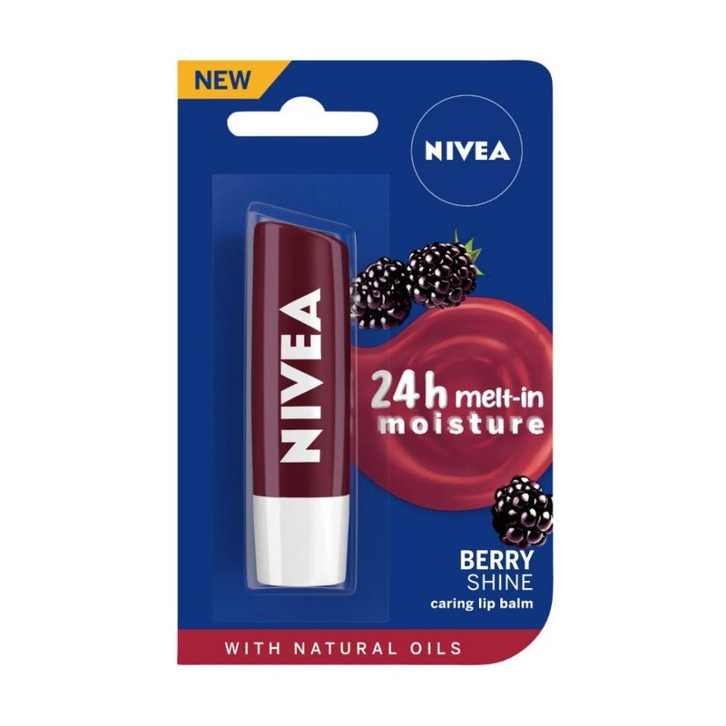 Nivea لوشن الجسم نيفيا للتفتيح الإضافي وإصلاح الخلايا SPF 15 لجميع أنواع البشرة 400 مل بلسم الشفاه فواكه التوت الأسود اللامع 48 جرام - Image 5