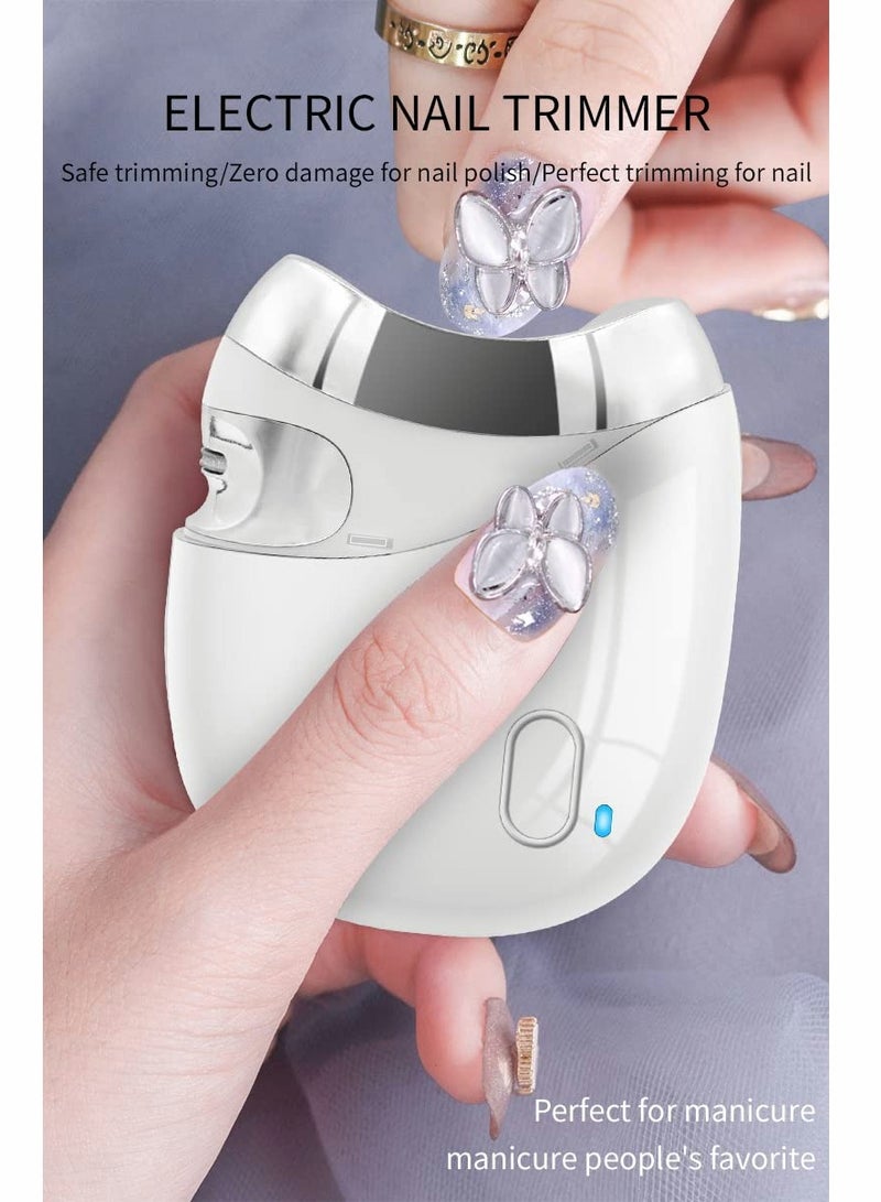 SOLARAE Automatic Nail Clipper with Grinding Wheel and Nail Scraps Storage - Image 4