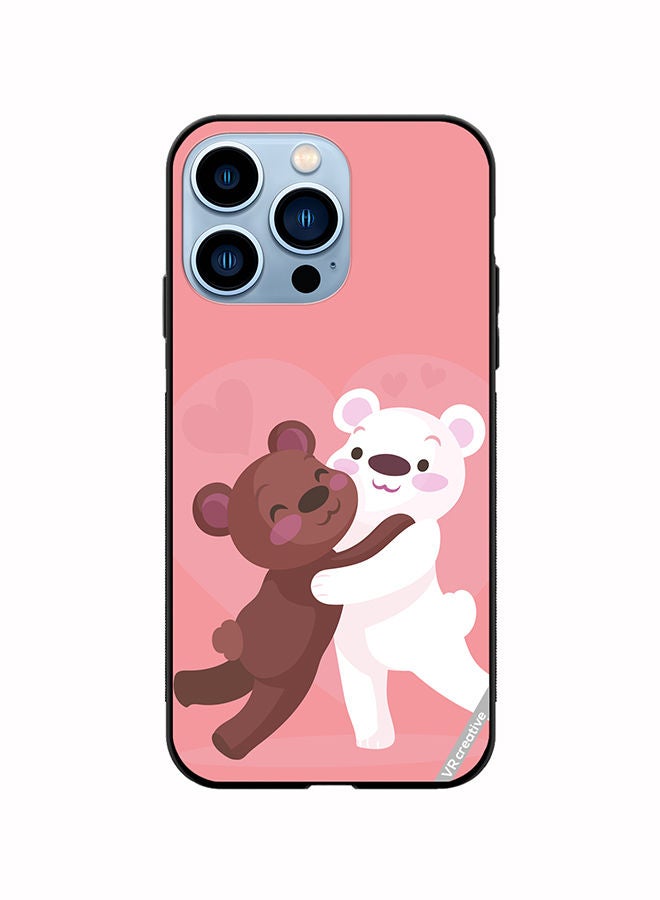 VR CREATIVE Protective Case Cover For Apple iPhone 14 Pro Max Love Bear Design Multicolour - Image 1