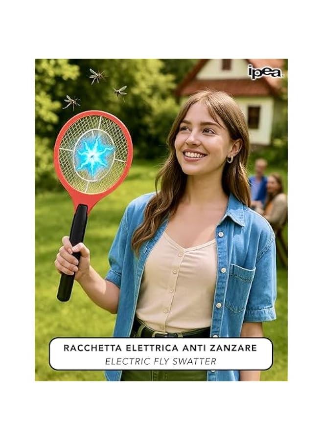 Generic Electric Mosquito Bat Small - 18cm x 46cm - Lightning Bat for Flies and Flying Insects for Home, Garden, Camping - Works with 2 AA Batteries (Not Included)  - Image 2