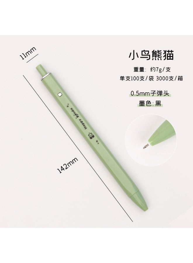 HELPS Cartoon Panda Press Brush Question Pen High Color Value Primary School Student St Head Quick Dry Gel Pen Office Sign Pen Stationery - Image 1