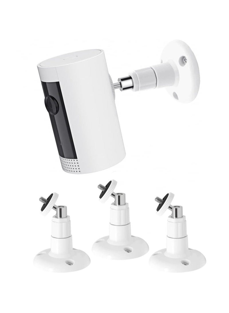 Y&D Wall Mount for Ring Indoor Cam & Stick Up Cam, 360 Degree Adjustable Bracket Camera Outdoor Security System (3 Pack)