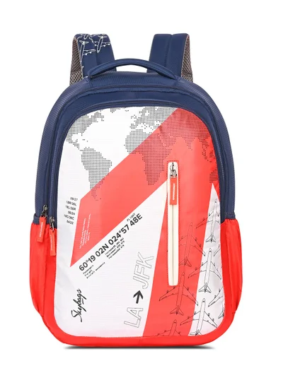 Skybags Atlas 01 School Backpack (H) Orange