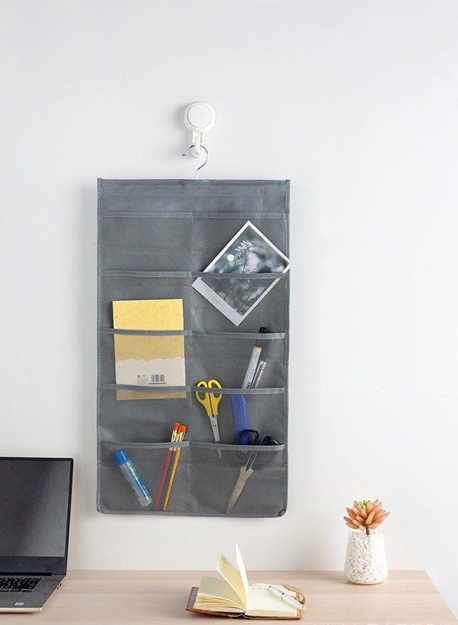 Underwear and underwear storage hanging bag, household wall mounted sock storage bag, wardrobe underwear and bra double-sided storage hanging bag (2 pieces) - Image 4