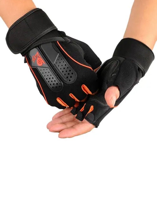 Rock Pow Training Exercise Weight Lifting Half Gloves - Image 3