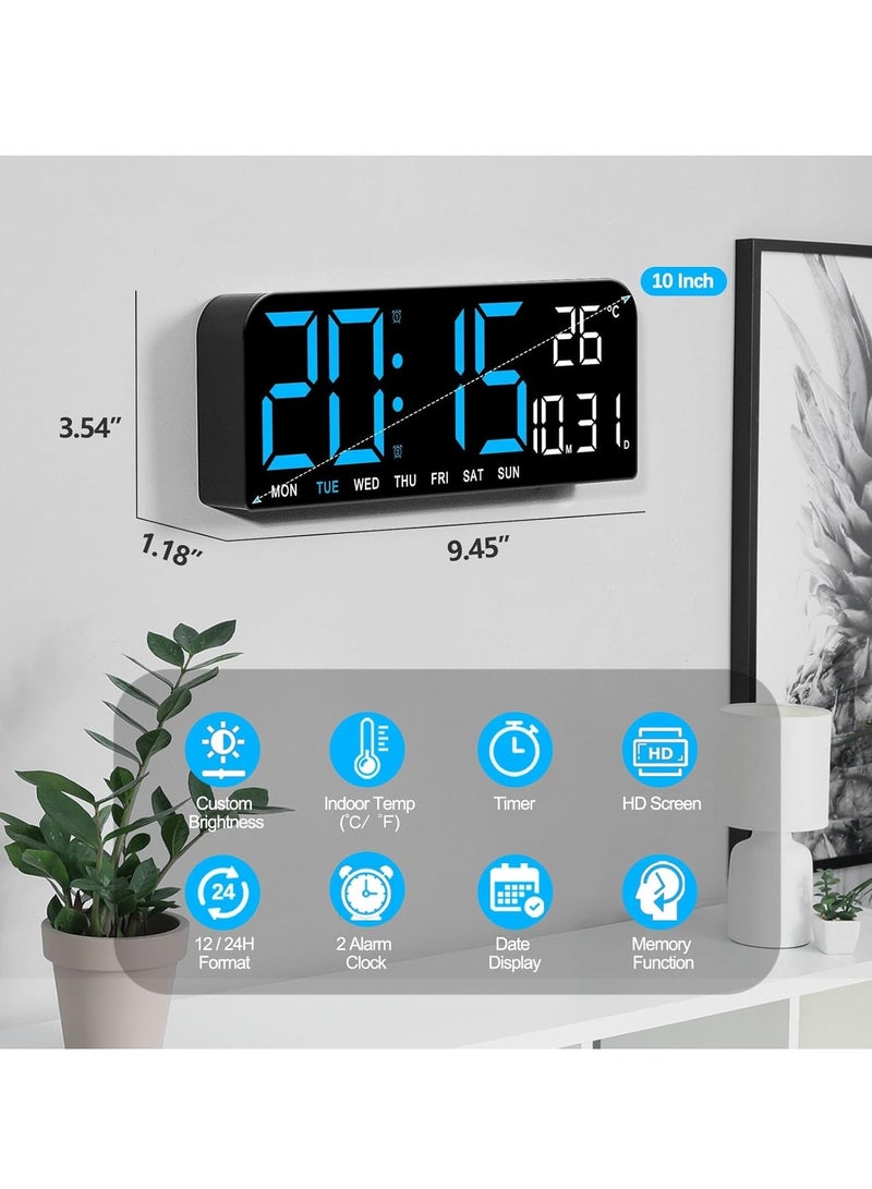 فيبارتي ساعة حائط رقمية LED للديكور  - Image 3