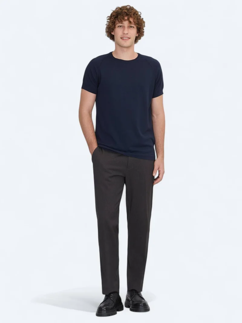 Kip Navy Blue Knitwear