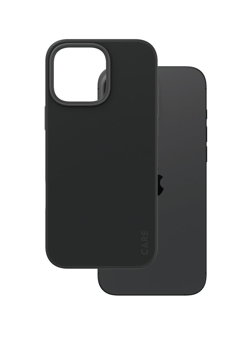 PanzerGlass حافظة هاتف CARE من PanzerGlass® لهاتف Apple iPhone 16 Pro Max بتصميم نحيف باللون الأسود، مظهر أنيق وعصري، حماية معززة للكاميرا، مواد معاد تدويرها، توافق سلس مع MagSafe - Image 2