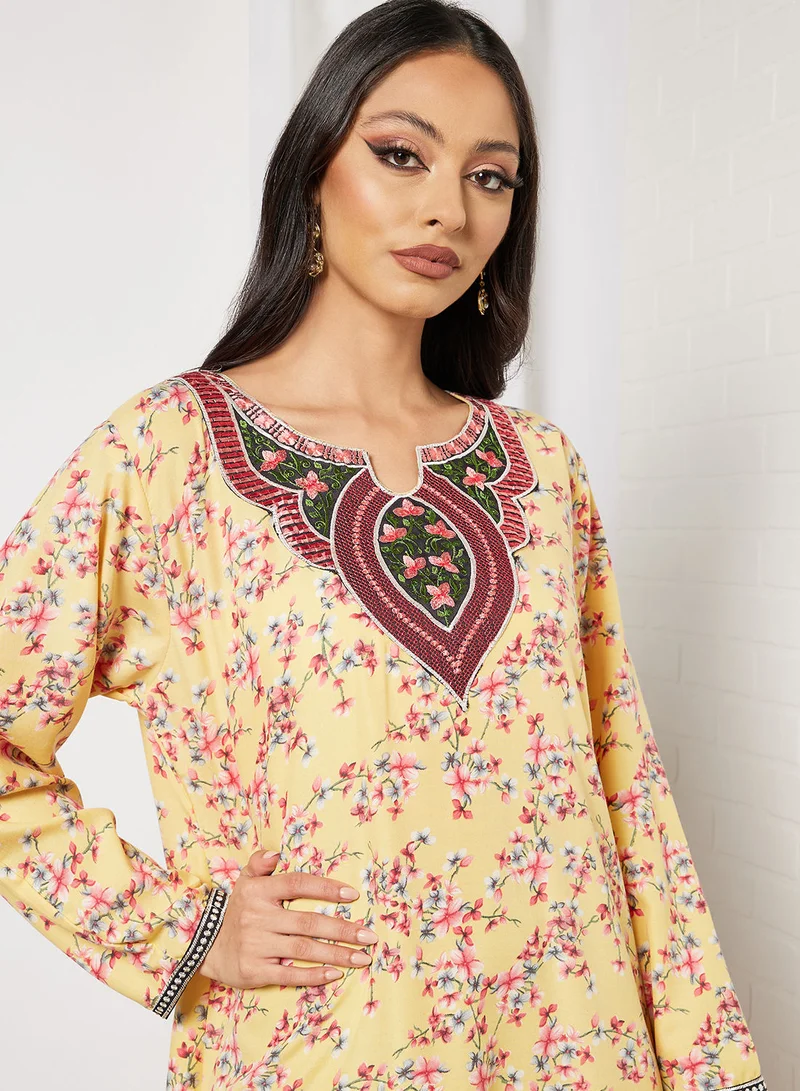 HANA & SARA Trendy Maxi Jalabiya