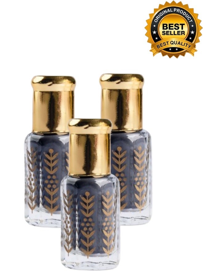 Generic 3 Pieces Al Asmad Eyeliner Black 6ML And Kohl Pencil - Image 1