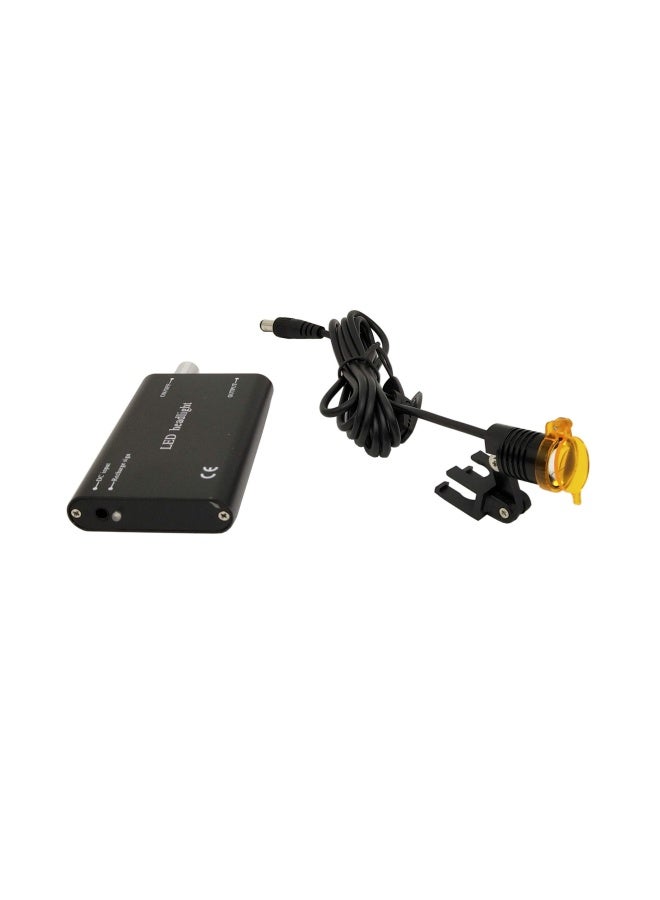 EAST Brand 35X 420mm Working Distance Optical Glass Surgical Binocular Loupes and LED Head Light Lamp with Filter Aluminum Box StyleBlack - Image 5