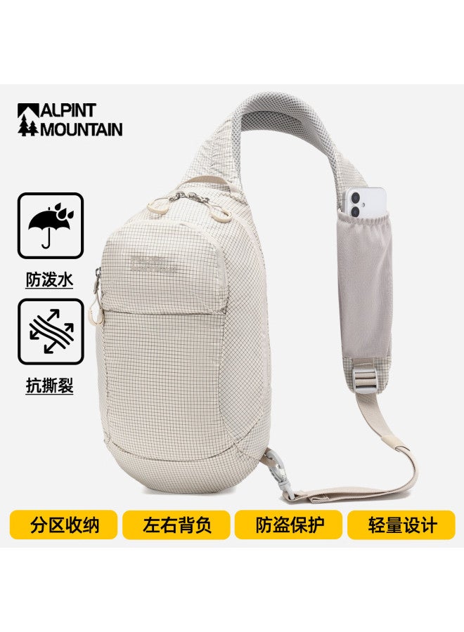 Alpint Mountain Outdoor Trendy Crossbody Bag Chest Bag Shoulder Bag Small Backpack Large Capacity Casual Travel Cycling