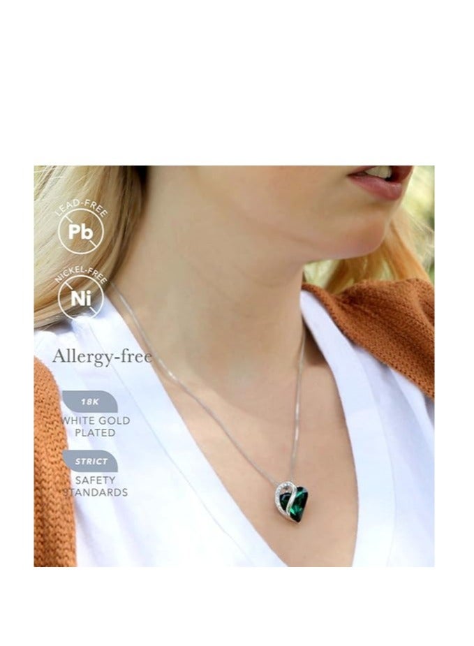 Love necklace, silver pendant necklace with gift box for women  - Image 2