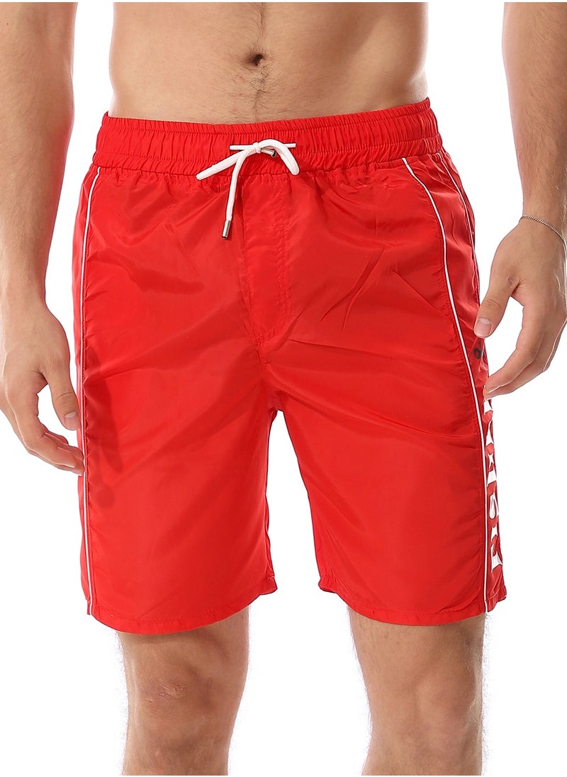 Caesar - MENS Printed Printed Swim Short - Image 1