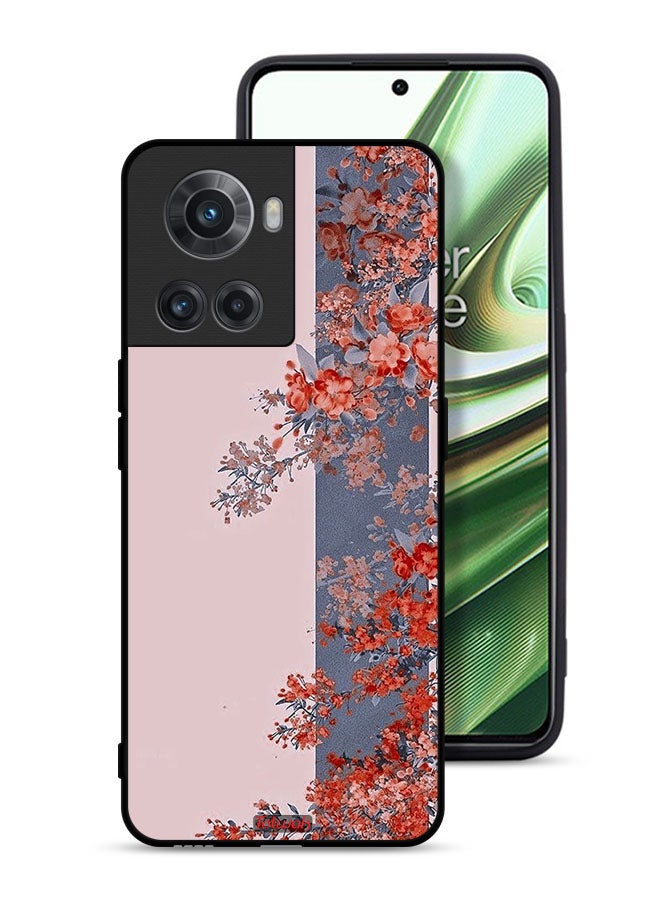 OnePlus 10R 5G Protective Case Cover Tree Leaves And Flowers Art