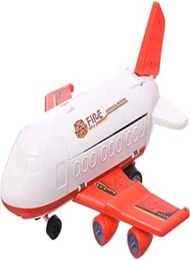 High Quality Toy plane with helipad, sound and light and battery For Kids, Gift, Entertainment And Endless fun - Multi Color 