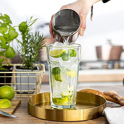 Mivana 400 ML European Water Glasses Highball Drinking Glasses for- Juice, Cold Drink, Mojito, Cocktail, Lead-Free, Perfect for Home, Restaurants and Parties Set of 2 (Casablanca Glass) - Image 3