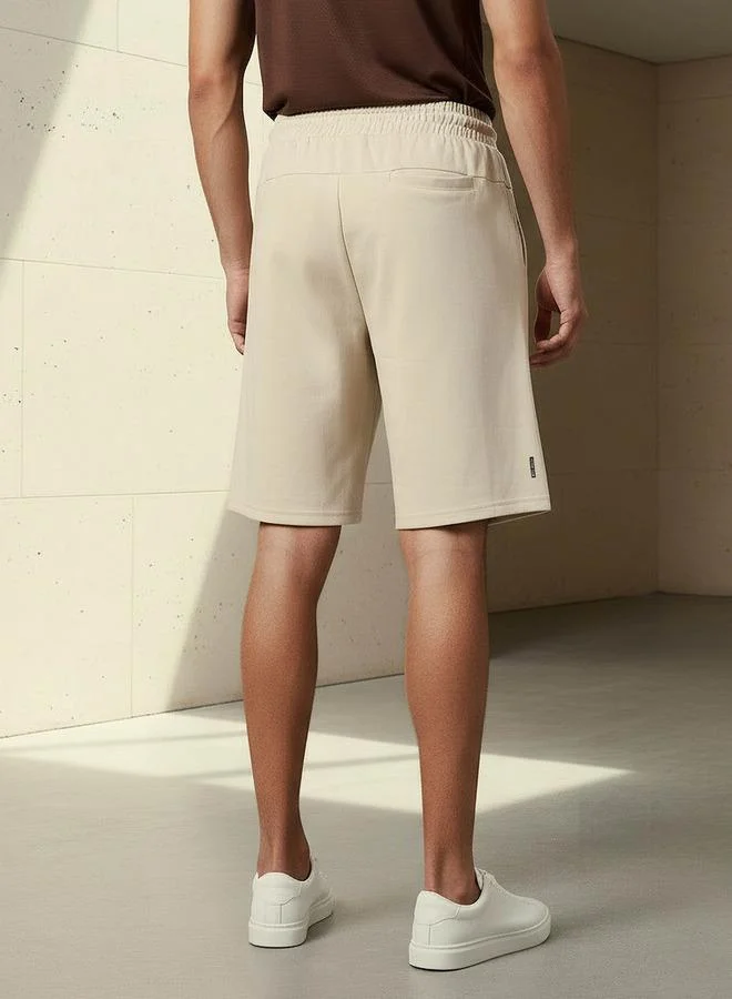 Splash Active BEIGE Men Panelled Performance Shorts for Men | Best Price UAE