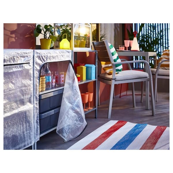 BS Case Ikeaa HYLLIS Shelving Unit with Transparent Cover 60x27x74 cm - Image 5