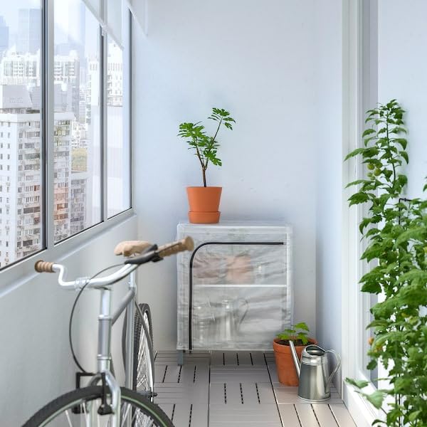 BS Case Ikeaa HYLLIS Shelving Unit with Transparent Cover 60x27x74 cm - Image 3