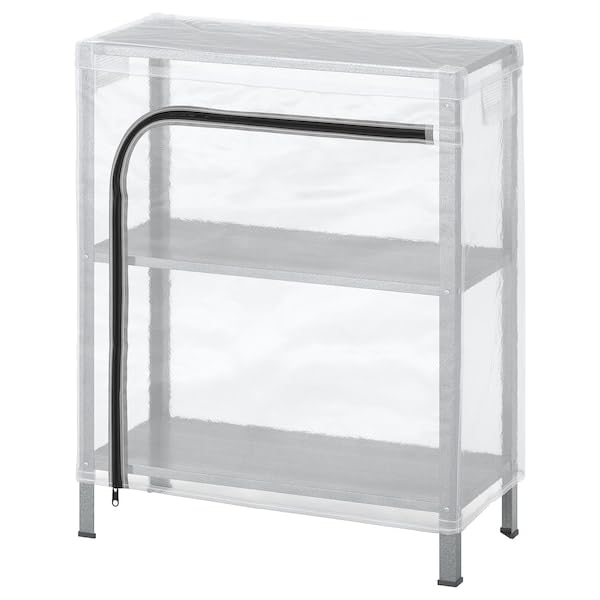 BS Case Ikeaa HYLLIS Shelving Unit with Transparent Cover 60x27x74 cm - Image 1