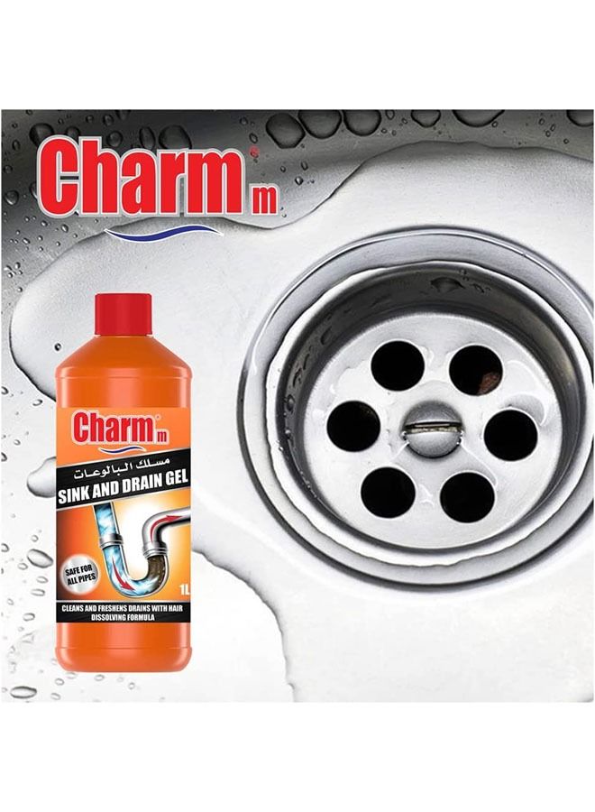 تشارم جل فتح البالوعة والصرف 1 لتر - Image 3