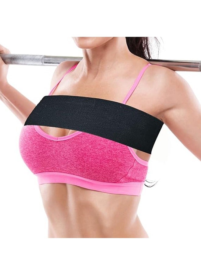 Sports Bra Band, Bra Support Band for Women, No-Bounce, Adjustable Extra Sports Bra Strap, Post Surgery Bra Strap, Sports Bra Alternative for Running u0026 Exercise, Stabilizer Band, Black, M Size - Image 1