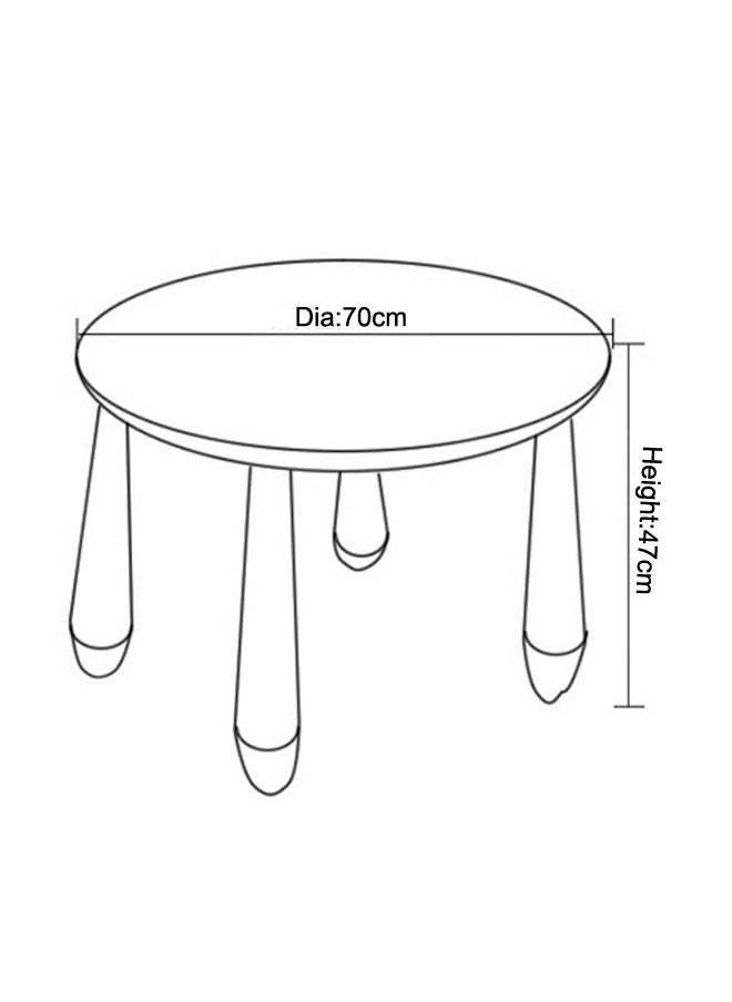 XIANGYU Kids Colorful Plastic Cartoon Small Round Table Of Children Furniture  - Image 3