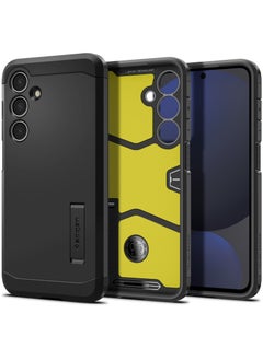Spigen Tough Armor for Samsung Galaxy S24 FE Case Cover with Extreme Impact Foam - Black  - Image 1