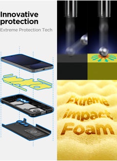 Spigen Tough Armor for Samsung Galaxy S24 FE Case Cover with Extreme Impact Foam - Black  - Image 4