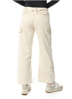 Coctail 19155-Cargo pants-beige  - Image 3