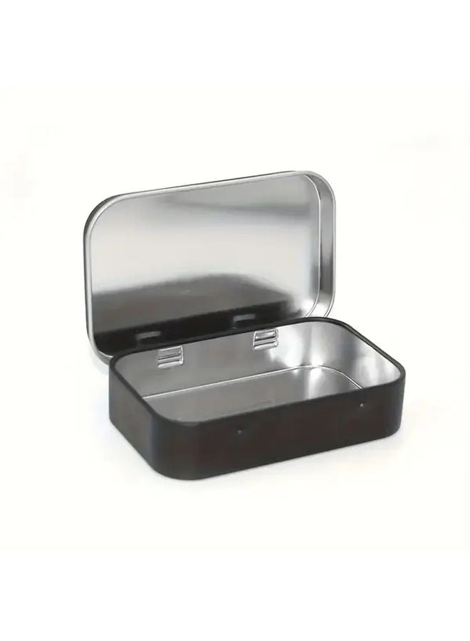 Golden 3Pcs Portable Metal Storage Box Set Rectangular Hinged Organizer For Jewelry Candy - Image 5