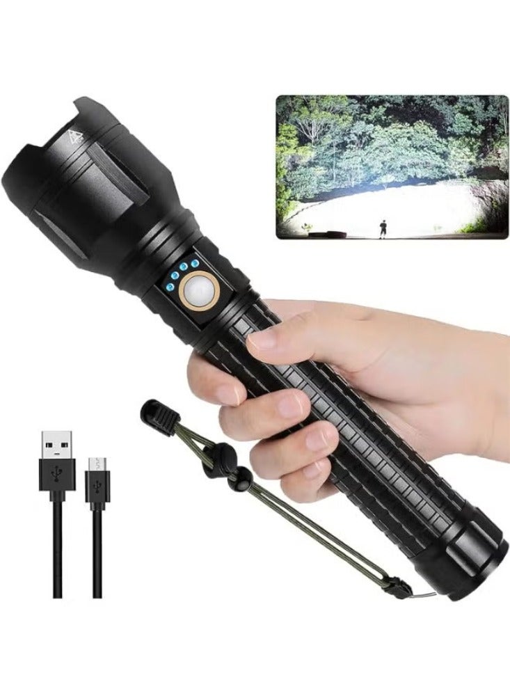 Dreamzon P90 Strong Light Zoom Flashlight Black - Image 1